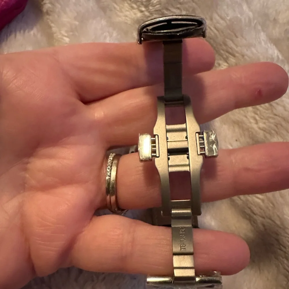 New with tags- Tissot Watch- T-Touch‎ II Titanium with mother of pearl